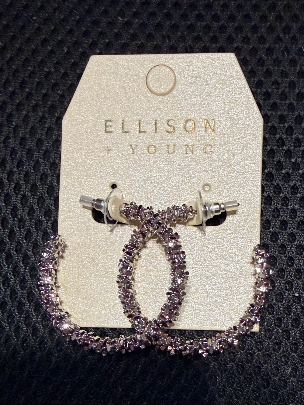 Ellison You g Crystal Hoop Earrings